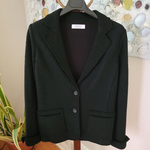 Bailey 44 Jackets & Blazers - Bailey 44 Boiled Wool and Jersey Blazer US M